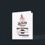 Sonnige und sarkastische Geburtstagskarte - SISTER Dankeskarte<br><div class="desc">Sonnige und sarkastische Geburtstagskarte - SISTER</div>