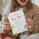 Sonnige und Schmetterlinge blumenfröhliche Ostern Einladung