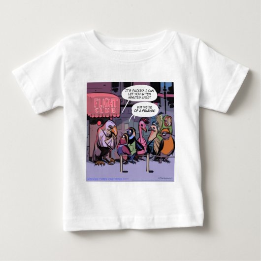 Sonnige Vögel einer Feder Baby T-shirt (Vorderseite)