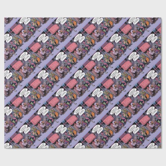 Sonnige Vögel einer Feder Geschenkpapier (Flach)