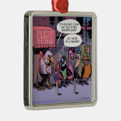 Sonnige Vögel einer Feder Silbernes Ornament (Rechts)