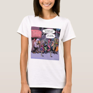 Sonnige Vögel einer Feder T-Shirt