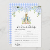 Sonnige Vorhersagen für die Einladung von Baby Sho (Vorne/Hinten)