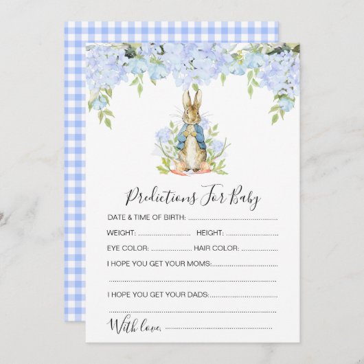 Sonnige Vorhersagen für die Einladung von Baby Sho (Vorne/Hinten)