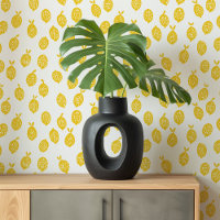 Sonnige Wallpaper Minimalistisch Gelbe Zitrone