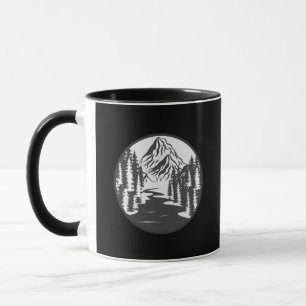 Sonnige Wandergebirge - Waldkreislaufbaum Tasse