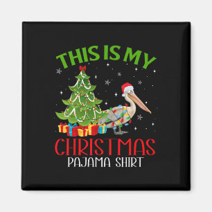 Sonnige Weihnachtsstimmung, das ist mein Pelikanfe Magnet