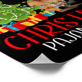 Sonnige Weihnachtsstimmung ist mein Känguru Christ Poster (Ecke)