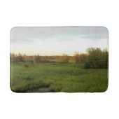 Sonnige Wiese Badematte (Vorderseite)