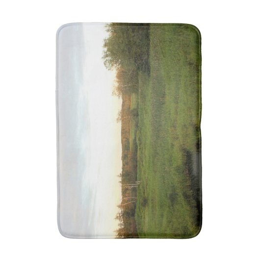 Sonnige Wiese Badematte (Vorderseite Vertikal)