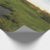 Sonnige Wiese Geschenkpapier (Ecke)