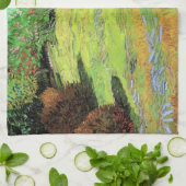 Sonnige Wiese im öffentlichen Park von Vincent van Geschirrtuch (Gefaltet)