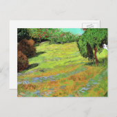 Sonnige Wiese im öffentlichen Park von Vincent van Postkarte (Vorne/Hinten)