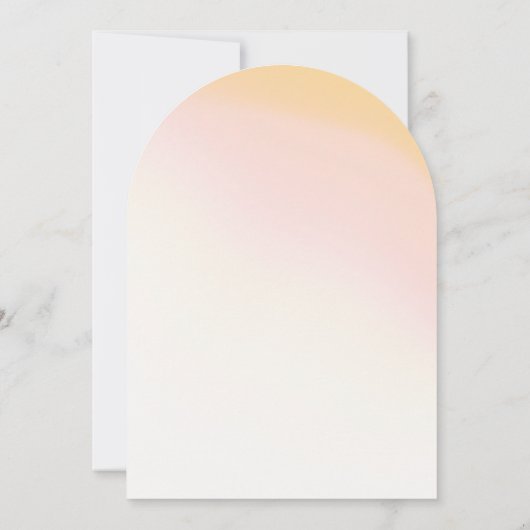 Sonnige Wildblume Wedding Arch ID1023 Einladung (Rückseite)