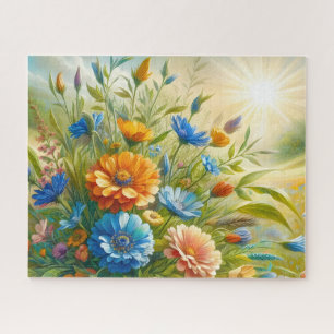 Sonnige Wildblumenwiesen Puzzle
