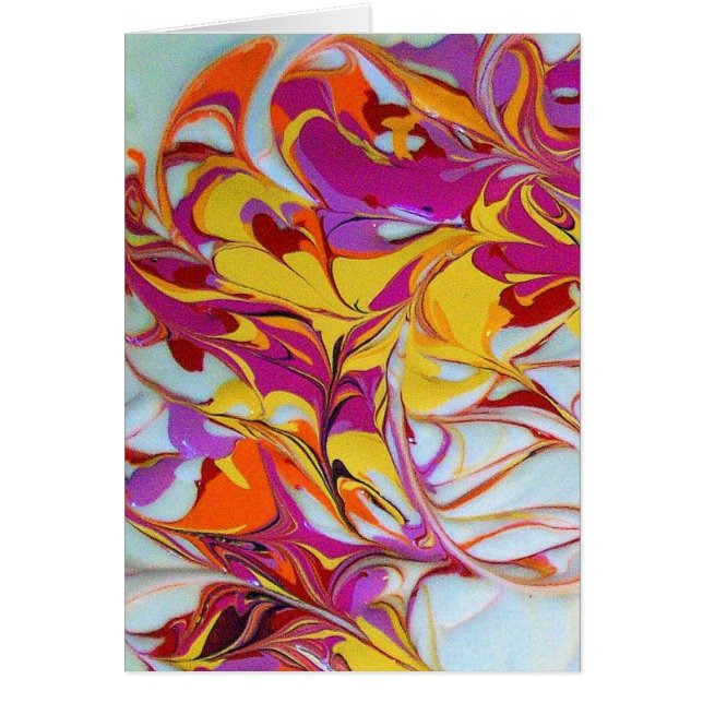 Sonnige Wirbels-Karte (Vorne)