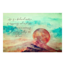 Sonnige Wolken und Wüstenlandschaften