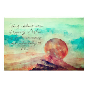 Sonnige Wolken und Wüstenlandschaften Fotodruck