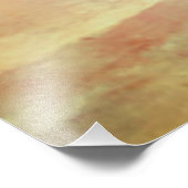 Sonnige Wolken und Wüstenlandschaften Fotodruck (Ecke)