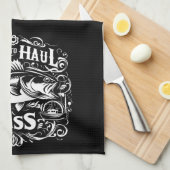 Sonnige Zeit bis zum Hochseefischboot Geschirrtuch (Viertel Falte)