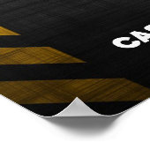 Sonnige Zimmerregeln für Teens Poster (Ecke)