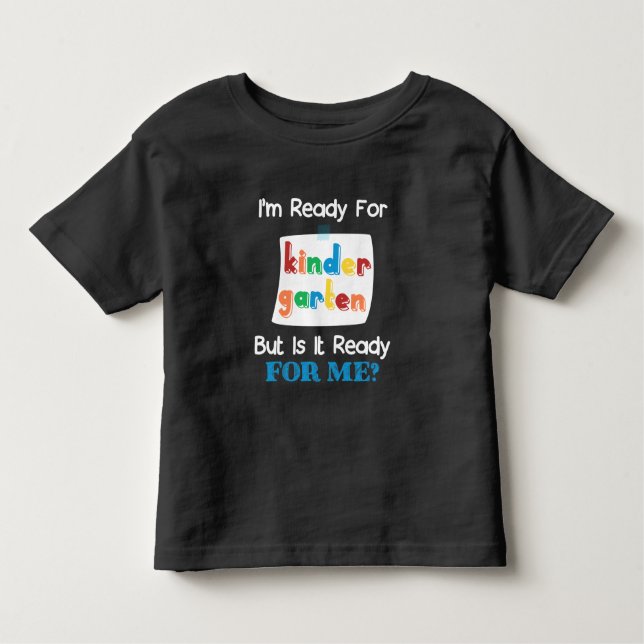 Sonniger 1. Tag Kindergarten Fertigkinder Kleinkind T-shirt (Vorderseite)