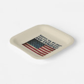 Sonniger 4. Juli Pappteller (Gewinkelt)