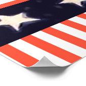 Sonniger 4. Juli Poster (Ecke)