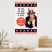 Sonniger 4. Juli Poster (Küche)