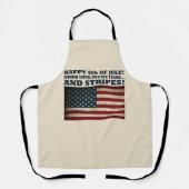 Sonniger 4. Juli Schürze (Vorderseite)