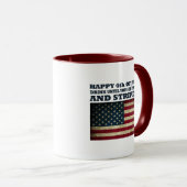 Sonniger 4. Juli Tasse (VorderseiteRechts)