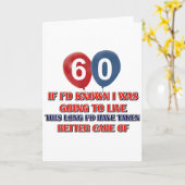 Sonniger 60-jähriger Geburtstag Karte (Gelbe Blume)