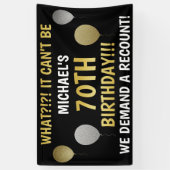 Sonniger 70. Geburtstag (Umrechnung) Banner (Vertikal)