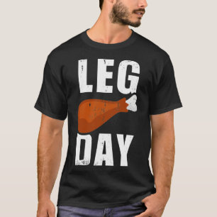 Sonniger Beintag für Fitness Gymnastik Thanksgivin T-Shirt