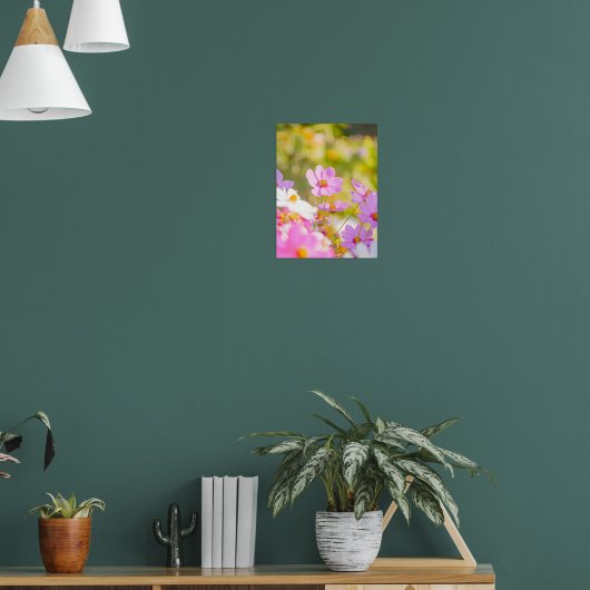 Sonniger Chor in Rosa Poster (Wohnzimmer 1)