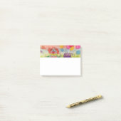 Sonniger Clown mit Balloons Post-it Klebezettel (Auf Schreibtisch)