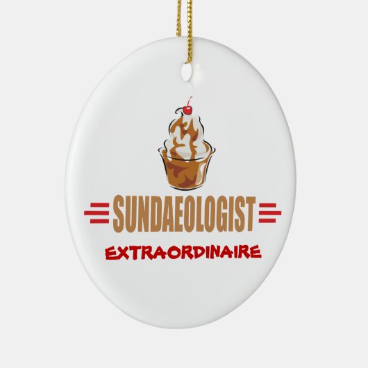 Sonniger Eiskrem Keramikornament (Rechts)