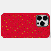 Sonniger Erdbeerhintergrund rot Case-Mate iPhone Hülle (Rückseite (Horizontal))