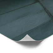 Sonniger Fisch im Bad Poster (Ecke)