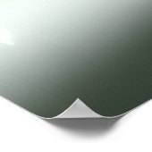 Sonniger Fisch im Bad Poster (Ecke)