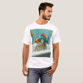 Sonniger Fisch im Bad T-Shirt (Vorne ganz)