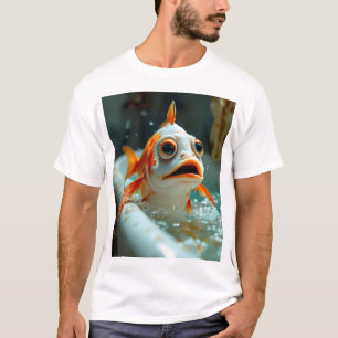 Sonniger Fisch im Bad T-Shirt