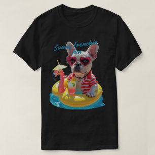 Sonniger französischer Spaß T-Shirt