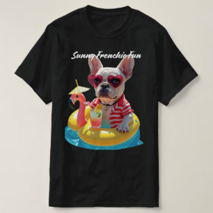 Sonniger Frenchie-Spaß T-Shirt