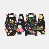 Sonniger Frühling bläst Blumendesign mit zitternde Geschenkschachtel (Ungefaltet)