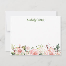 Sonniger Garten Personalisierter Flachbildschirm Mitteilungskarte