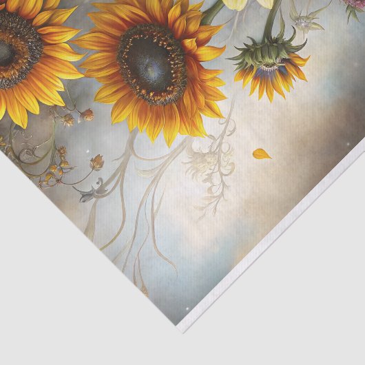 Sonniger Garten Seidenpapier (Ausschnitt)