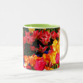 Sonniger Garten Zweifarbige Tasse (VorderseiteRechts)