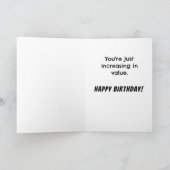 Sonniger Geburtstag - Wertkarte steigt Karte (Innenseite)