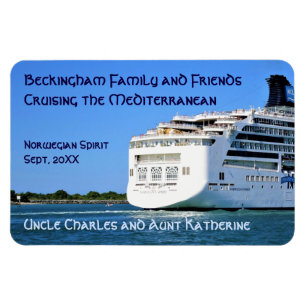 Sonniger Geist strenge kundenspezifische Stateroom Magnet